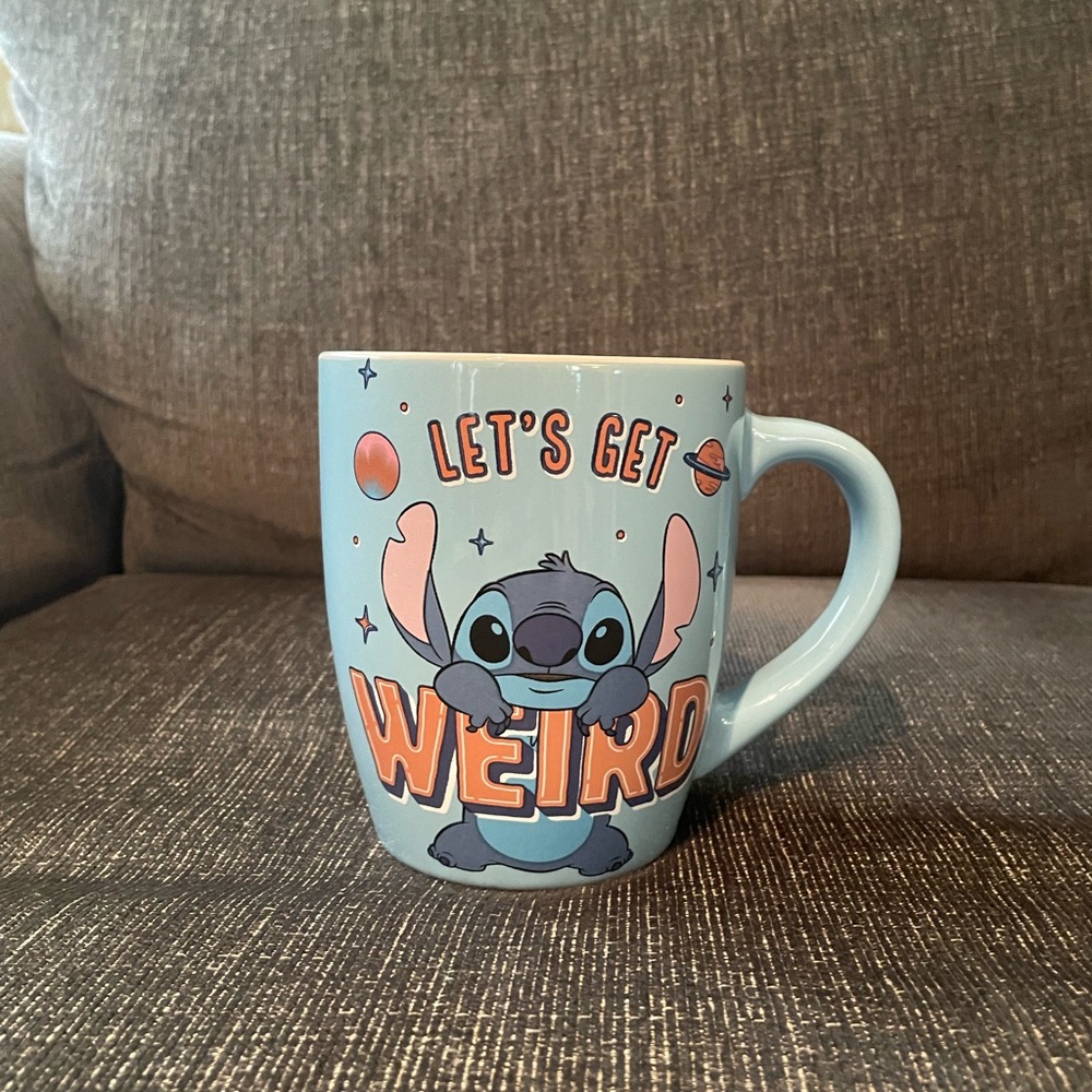 Disney stitch let’s get weird oversized mug